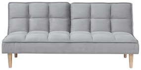 Sofá-cama cinzento claro SILJAN Beliani