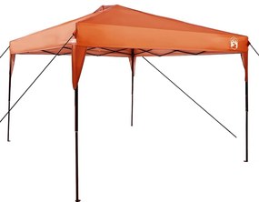 Tenda de Toldo Laranja 300 x 300 x 227 / 236 / 245 cm Tecido Oxford