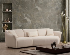Sofá de Canto Mentis – Creme – 288 cm x 108 cm x 79 cm