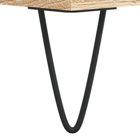 Mesa de centro 90x50x36,5 cm derivados madeira carvalho sonoma