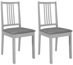 3 pcs conjunto de jantar MDF cinzento