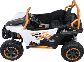 Buggy elétrico para Crianças 24V, 4x4 Arctic Cat WILDCAT XX, 2 Lugares Rodas Espuma EVA, assento couro Branco