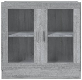 Vitrine 82,5x30,5x80 cm derivados madeira cinzento sonoma