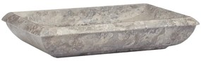 Lavatório 50x35x10 cm mármore cinzento
