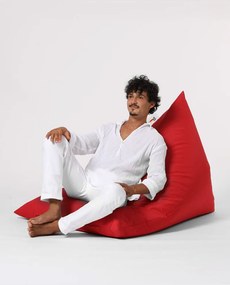 Pufe de Jardim Pyramid Big Bed – Vermelho – 145x90x35 cm | Tribo Home