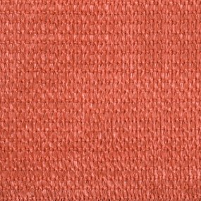 Para-sol estilo vela 160 g/m² 4x6 m PEAD terracota