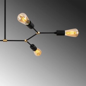 Candeeiro de Teto Sparrow – Preto – 95 x 48 cm