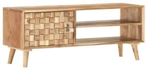 Móvel de TV 100x35x40 cm madeira de acácia maciça
