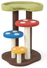 Torre de árvore para gatos Bubble Tea com arranhador e café