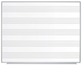 Bi-Office – Quadro Branco Pautado 120x150cm Maya (Pautas Musicais)