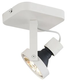 Foco de teto de design branco GU10 70mm giratório e inclinável - Vo