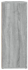 Aparador 91x29,5x75 cm derivados de madeira cinzento sonoma