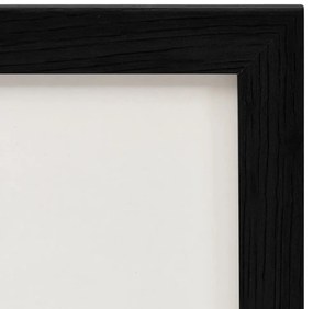 Moldura com duas dobras 2x(13x18 cm) preto