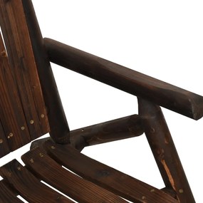 4 pcs conjunto lounge de jardim madeira de abeto maciça