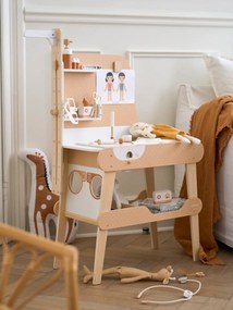 Agora -30€: Consultório de pediatria, em madeira FSC® branco claro liso com motivo