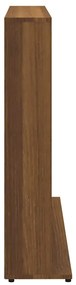 Armário p/ CD 100x23x89,5 cm derivado madeira carvalho castanho