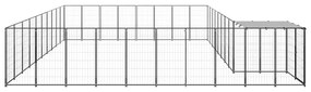 Canil 25,41 m² aço preto