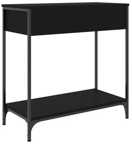 Mesa consola 75x34,5x75 cm derivados de madeira preto