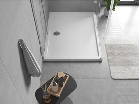 Mexen Flow base de duche retangular slim 95 x 90 cm, branco brilho - 46R109095
