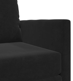 Sofá-camas 2-em-1 Preto 74x77x81 cm Veludo