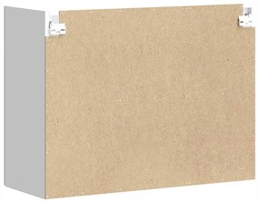 Armário de parede de cozinha porta vidro Kalmar branca