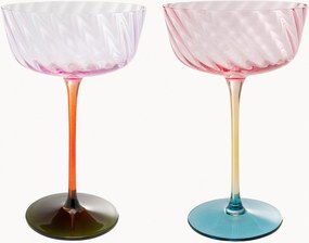 Taças de champanhe Twist, conjunto de 6