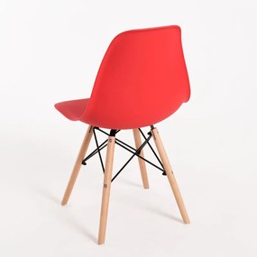 Pack 4 Cadeiras Tower Basic - Vermelho