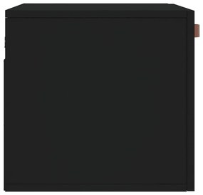 Armário de parede 60x36,5x35 cm derivados de madeira preto