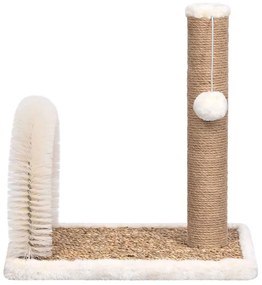 Árvore para gatos com arco estilo escova e poste arranhador