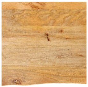 Tampo de mesa c/ borda viva 80x80x2,5 cm mangueira maciça