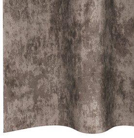 Cortinas 2 pcs com Ilhós Cappuccino 140x140 cm