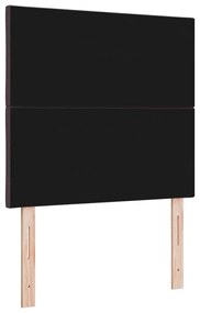 Cabeceira LED vidaXL Design Blocos de Diamante Castanho Escuro 90 cm T