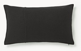 Capa de almofada em algodão com costura decorativa Terre