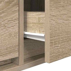 Estante de TV vidaXL Carvalho Sonoma 100x31x25,5 cm Madeira engenheira