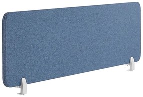 Painel divisor de secretária azul 160 x 40 cm WALLY Beliani