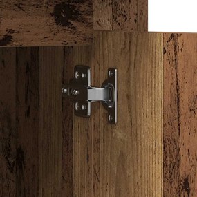 Escrivaninha vidaXL com Armazenamento em Madeira Velha 50x115x75 cm em