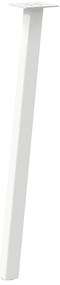 Pés de mesa de console 4 peças, branco, 72 cm, aço