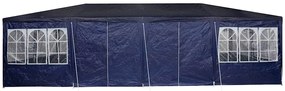 Tenda de Festa com 12 Lados Azuis 8x4 m PE
