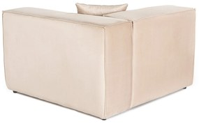 Sofá de 1 Lugar Lora – Creme – 110x108x65 cm