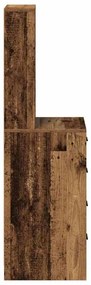 Highboard Madeira Velha 40x41x135 cm Madeira Engenharia