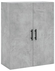 Armário alto 69,5x34x180 cm derivados de madeira cinza cimento