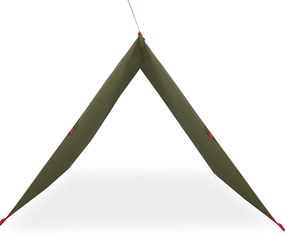 Lona de campismo 451x420 cm impermeável verde azeitona