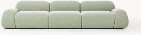 Sofá modular em bouclé Wolke (4 lugares)