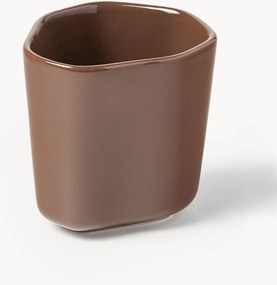 Chávenas de café expresso em porcelana com forma orgânica Joana, conjunto de 4