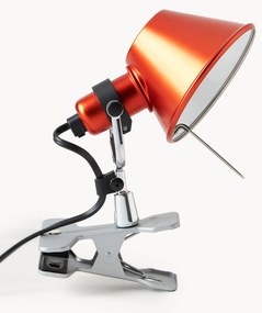 Candeeiro de secretária pequeno com fixação Tolomeo Micro Pinza