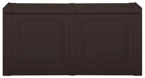 Caixa para almofadões 86x40x42 cm 85 L castanho