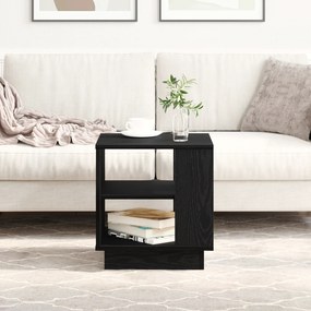 Mesa de Centro vidaXL Carvalho Preto 40x40x43 cm Madeira engenheirada