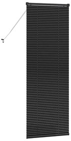Persiana de Janela com cortinas Outros Manual Preto 80 x 130 cm Alumín