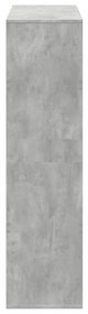 Estante 100x33x125,5 cm derivados de madeira cinzento cimento