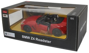 Carro telecomandado BMW Z4 Roadster 1:14 2,4GHz porta manual vermelho